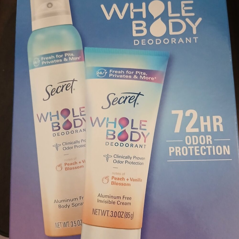 Secret Whole Body Deodorant - 2 Pack